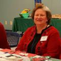 Friends Holiday Luncheon: (from left to right) President Dorothy Holtzman, Branch Manager Susan Gardiner, Treasurer Barbara Guzzi